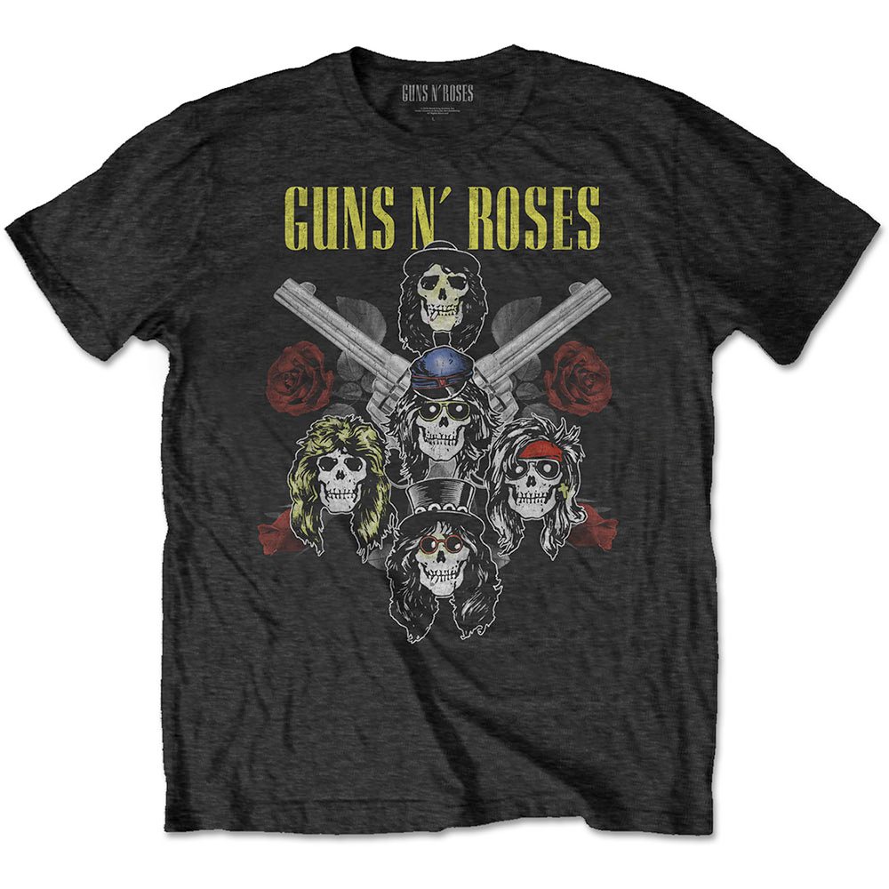Guns N' Roses - Pistols & Roses Herren T-Shirt - Schwarz